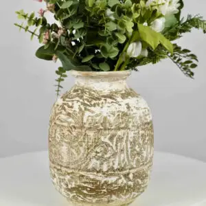 Antique Old Shaded Vase H8.5" D6"