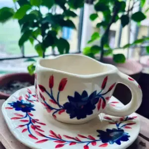 Flower Cup - Saucer Set