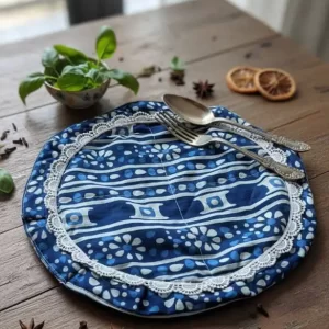 Hand curated sangneri placemat Set of 1