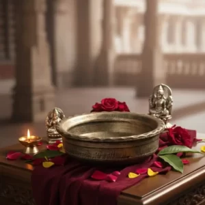 10inch*4inch Heritage Bronze Bowl Vase