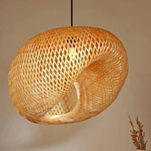 Willow Woven Swirl Pendant Light 21 Inch