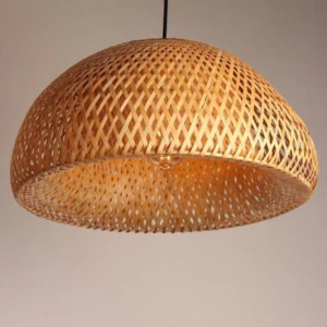 Willow Woven Dome Pendant Light 12 Inch