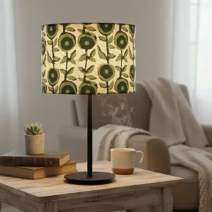 Botanical Sage Drum Lampshade