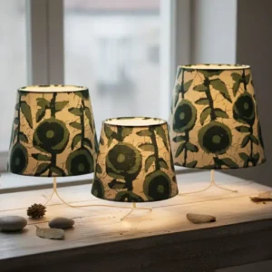 Hand-Printed Botanical Empire Lampshade