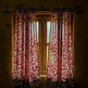 Handcrafted Printed Batik Window Curtains
