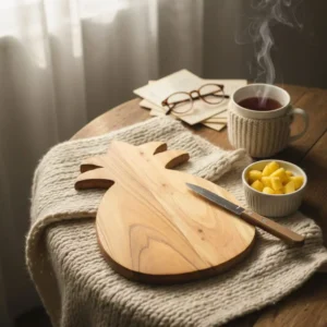 Hand-Carved Pineapple Serving Board