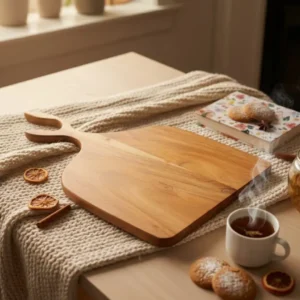 Wooden Serving & Cutting Board with Handle