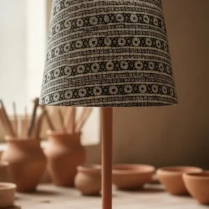 Rustic Artisanal Pattern Lampshade