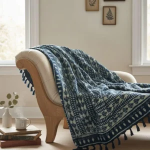 Aegean Botanical Hand-Woven Throw 50*70 inch