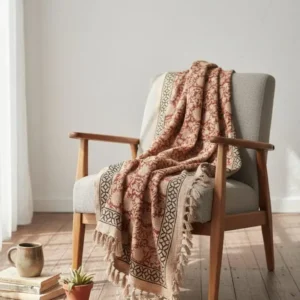 Crimson Vine Heritage Throw Blanket 50*70 inch