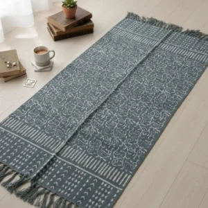 Slate Paisley Artisan Runner 3ft /5ft