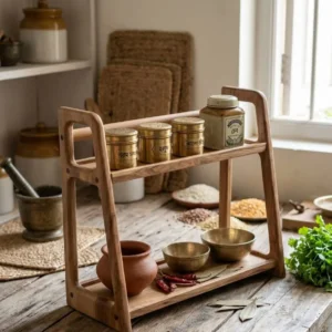 Kitchen Wood rack   17*17*6 inches