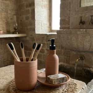 The "Hearth" Vanity Trio Ancient Bath Set