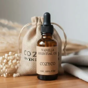 CozyCo Vanilla Essential Oil – Pure Comfort in Every Drop